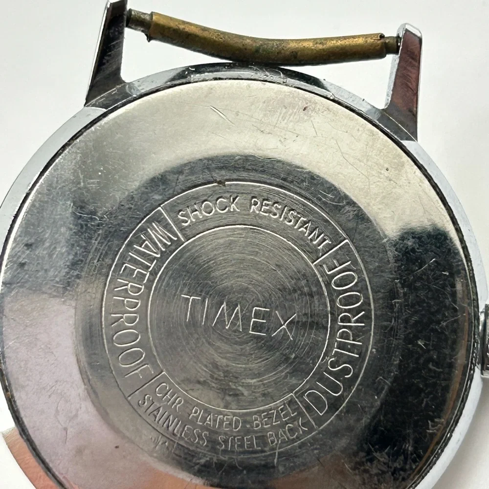 VTG 67 Timex Marlin Shock Resistant Mens Silver Hand-Wind Mechanical dial #623